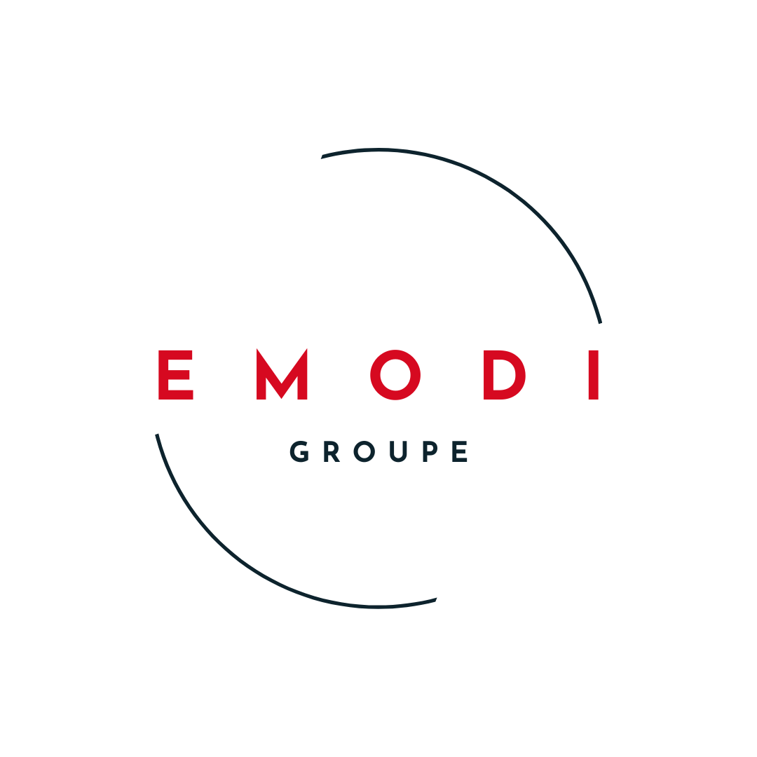 emodi groupe fond bland logo rond